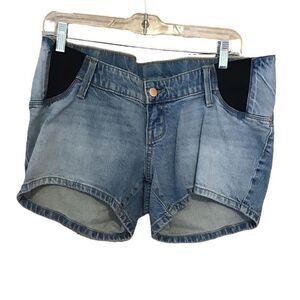 Isabel Maternity Midi Short Denim‎ Shorts 2